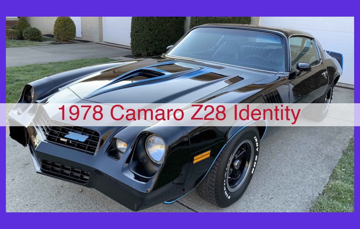 1978 Camaro Z28: Iconic American Muscle with Legendary Performance