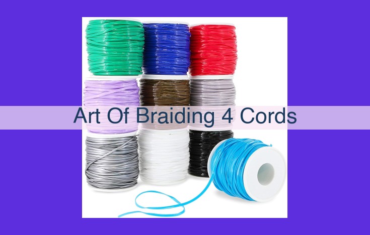 Master the Art of Four-Cord Braiding: A Comprehensive Guide