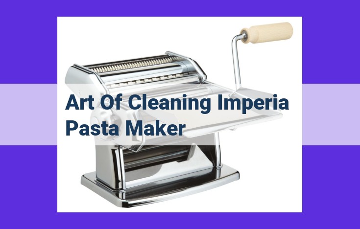 Ultimate Imperia Pasta Maker Maintenance Guide: Prolong Lifespan and Enhance Performance