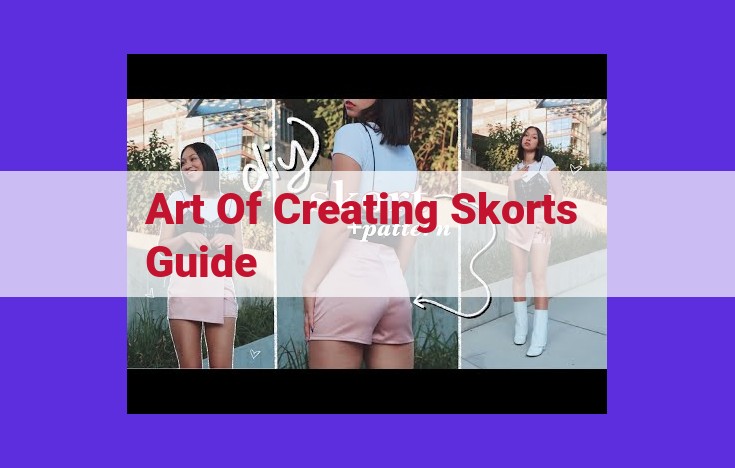 Master the Art of Creating Versatile Skorts: A Comprehensive Guide