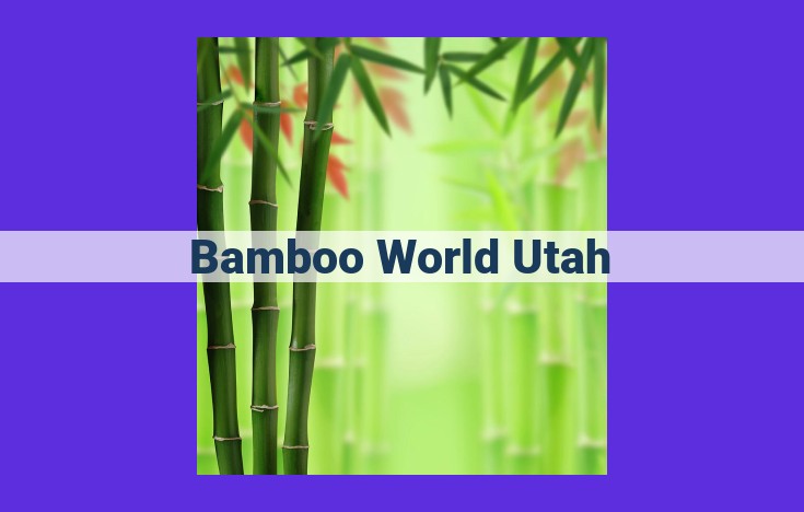 Explore Bamboo World Utah: Your Gateway to Utah's Bamboo Paradise