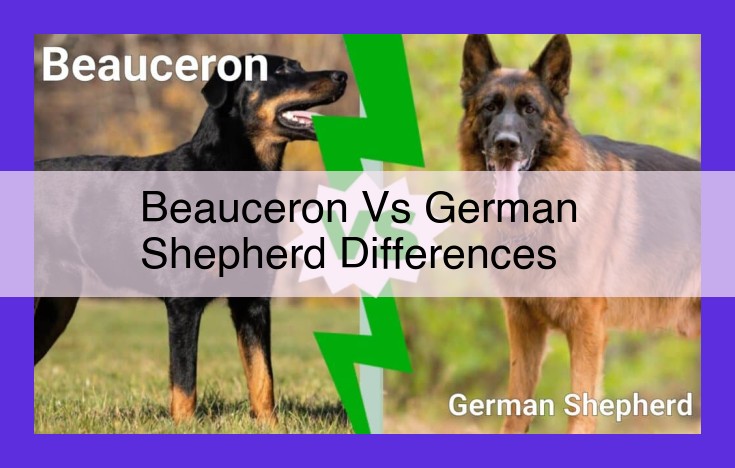 Ultimate Guide: Beauceron vs. German Shepherd - Key Differences and Similarities