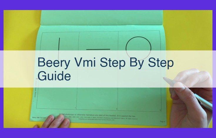 Unlocking the Beery VMI Assessment: A Comprehensive Guide