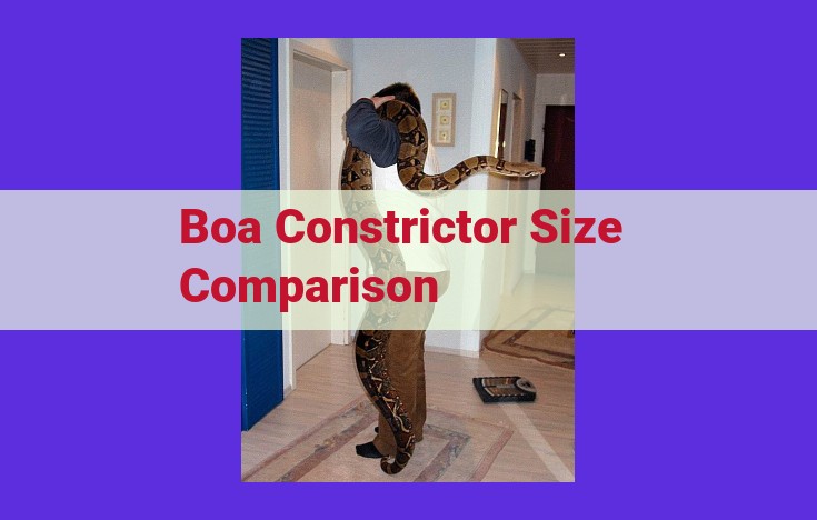 Size Variations in Boa Constrictors: Exploring Factors Influencing their Massive Dimensions