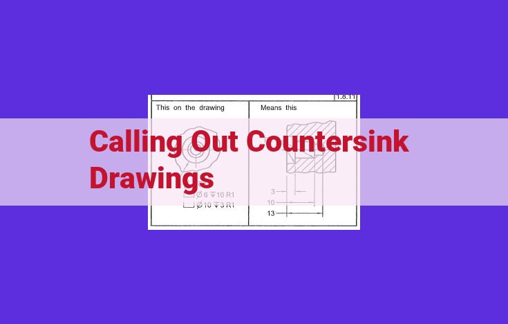 Demystifying Countersink Drawings: Essential Elements for Accurate Fabrication