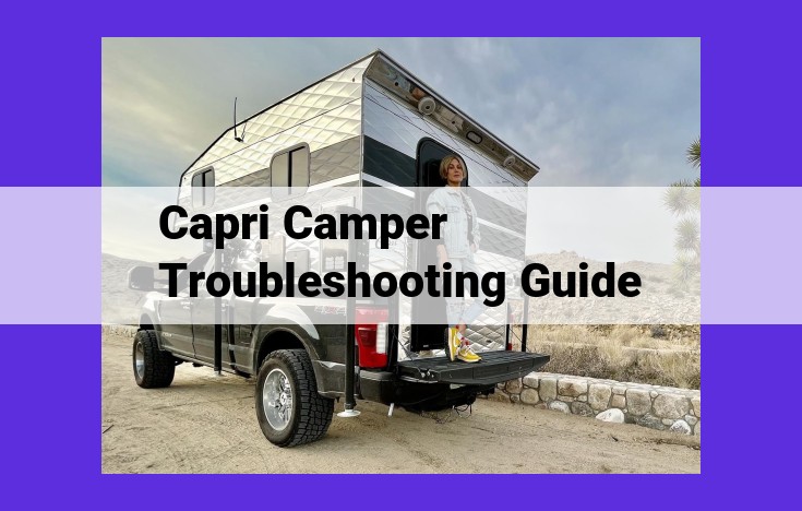 Capri Camper Electrical Troubleshooting: Diagnose and Resolve Electrical Issues with Ease