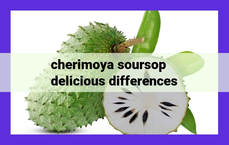 Cherimoya vs. Soursop: Distinct Flavors and Culinary Delights in the Annonaceae Family