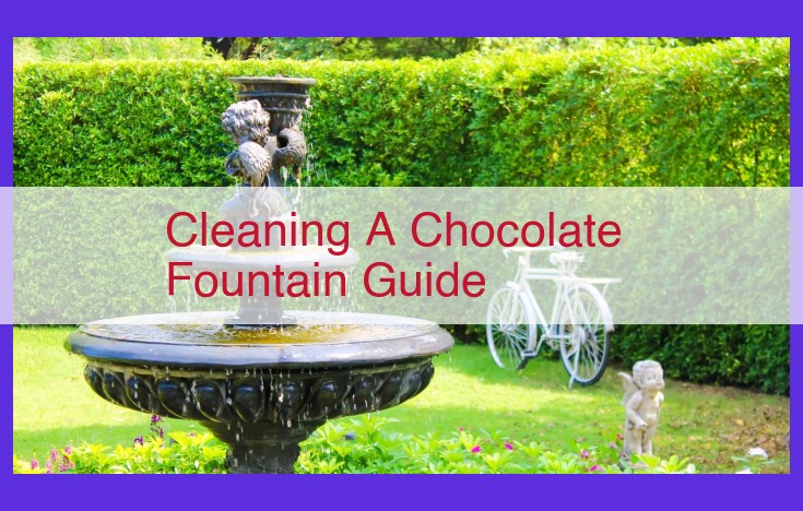 Ultimate Chocolate Fountain Cleaning Guide: Disassemble, Wash, Rinse, Dry, and Descale for Pristine Results