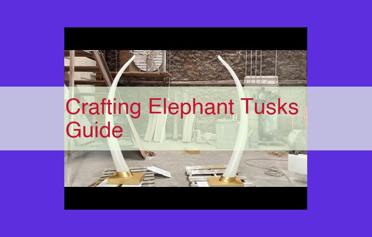 Elephant Tusks Crafting: Ethical Considerations, Sustainability, and Artistic Legacy