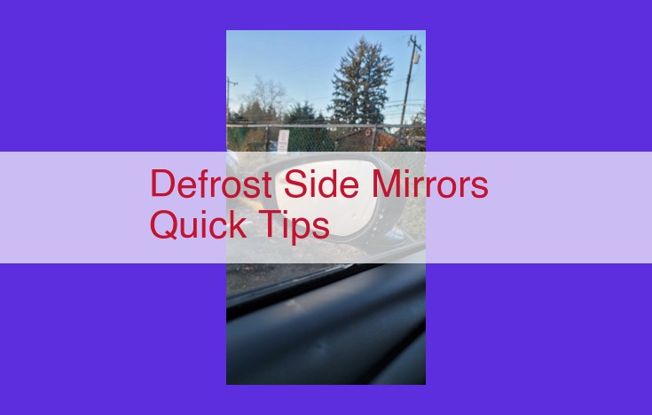 Efficient Defrosting Techniques for Optimal Side Mirror Visibility