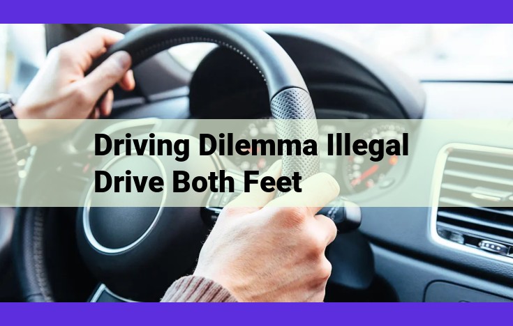 Safe Driving Practices: Avoid Driving with Both Feet to Ensure Road Safety