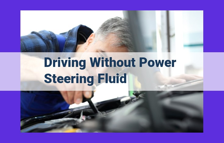 Driving Hazards and Steering Woes: The Perils of Depleted Power Steering Fluid