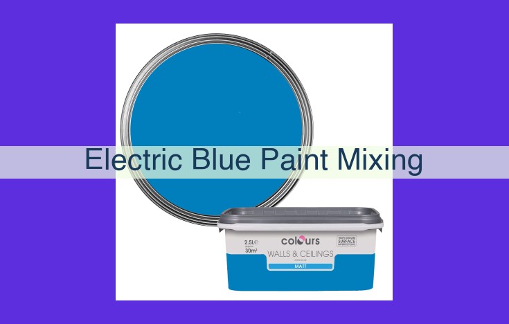 Master Electric Blue Paint Mixing: The Ultimate Guide to Achieving Vibrant Hues