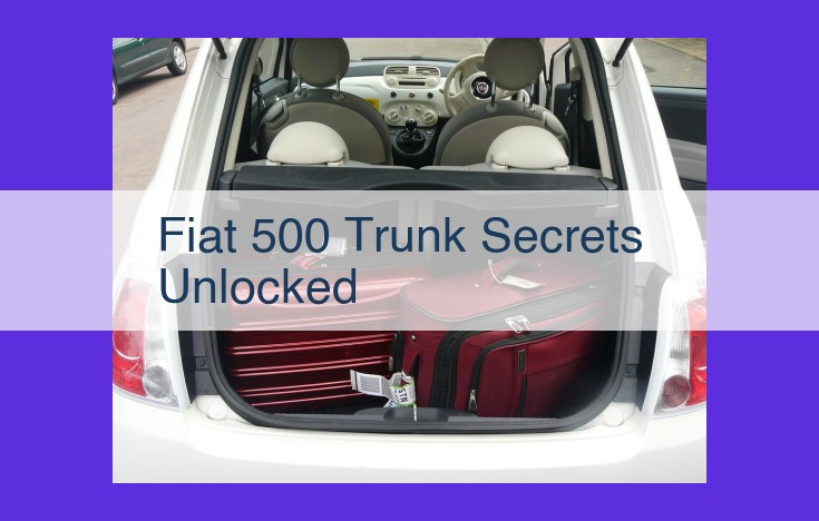 Hidden Storage Secrets in the Fiat 500 Trunk: Unlock Your Space Optimization Potential