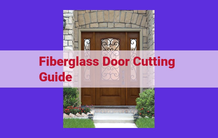 Cut Fiberglass Doors like a Pro: A Comprehensive Guide to Precise Cuts