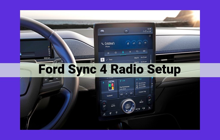 Ford SYNC 4: Enhance Your Drive with Seamless Connectivity, Navigation, and Entertainment