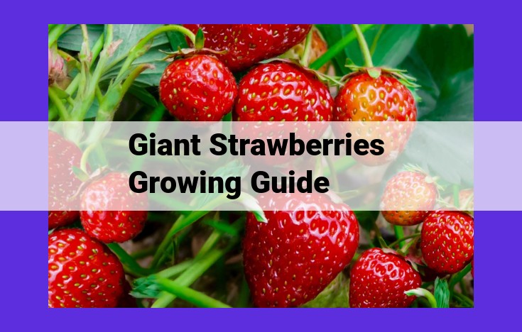 Grow Giant Strawberries: Ultimate Guide to Colossal Harvests