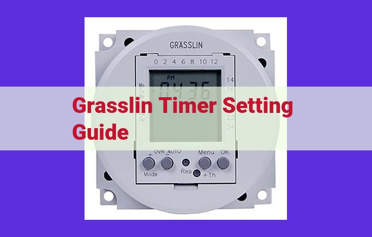 Master the Art of Grasslin Timers: A Comprehensive Guide to Setup, Calibration, and Applications