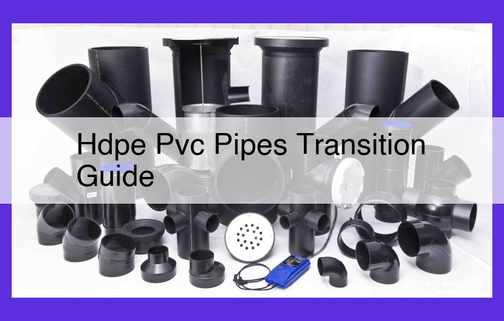 Ultimate Guide to HDPE-PVC Pipes Transition: Compatibility, Fitments, and Best Practices