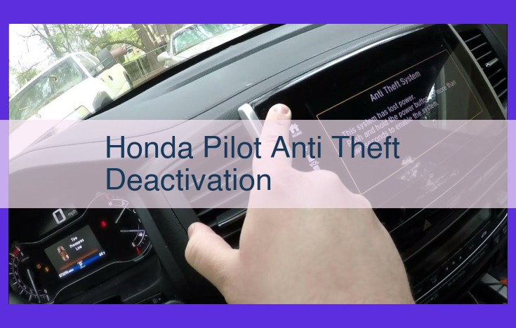 Honda Pilot Anti-Theft System: Protecting Your Vehicle from Theft