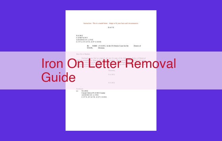 Expert Guide: Remove Iron-On Letters Safely and Effectively