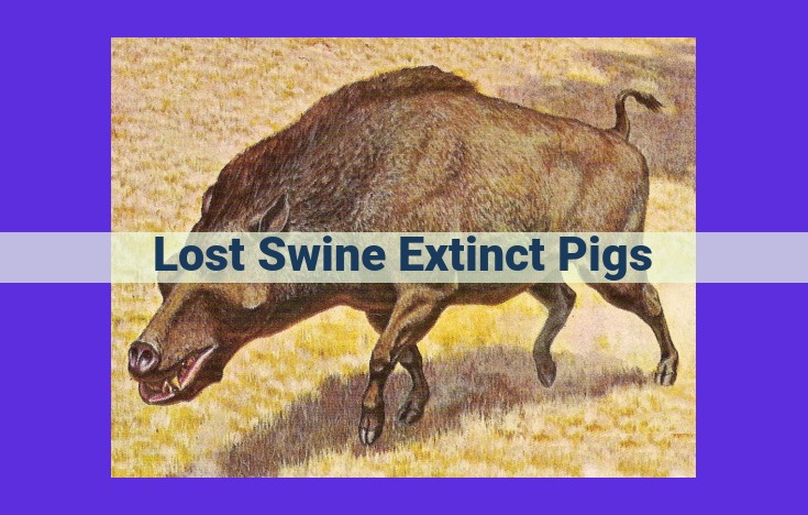 Extinct Pleistocene Pig Species: Unveiling the Lost Swine of the Past