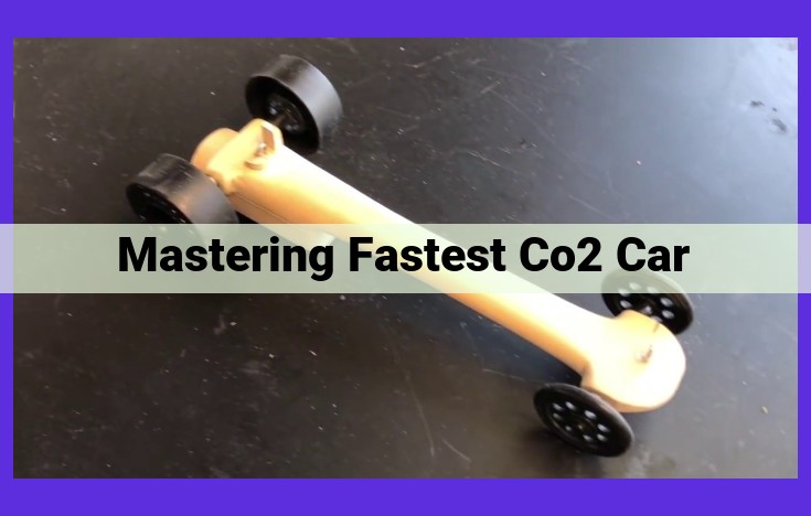 Mastering Ultra-Fast CO2 Car Creation: A Comprehensive Guide to Aerodynamics, Friction, Mass, Power, and Torque Optimization