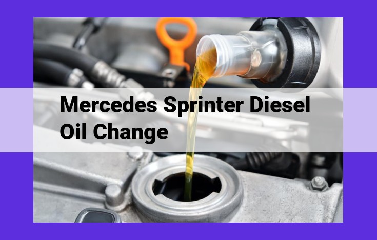 Mercedes Sprinter Oil Change Guide: Essential Info for Optimal Engine Performance