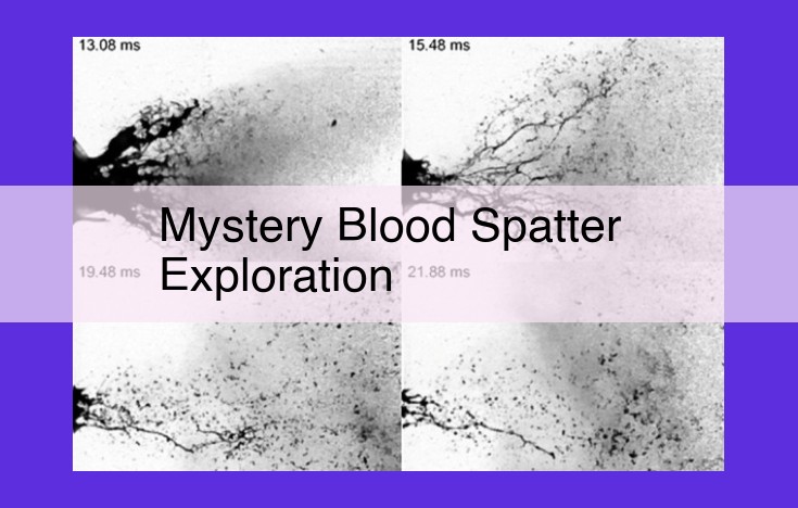 Unlocking Crime Scene Clues: A Guide to Blood Spatter Exploration