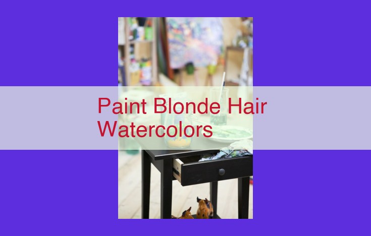 Blonde Hair Enhancement: Watercolor Hues with Color Theory and Strategic Application