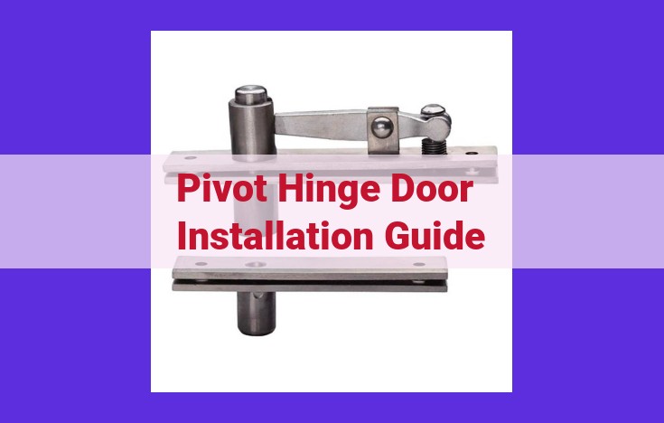 How to Install Pivot Hinge Doors: A Step-by-Step Guide for Professional Results