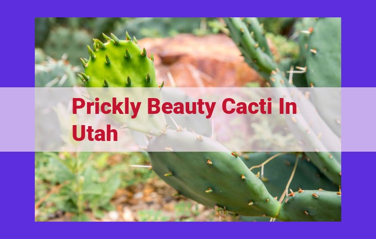 Resilient Cacti of Utah: Thriving in Arid Environments