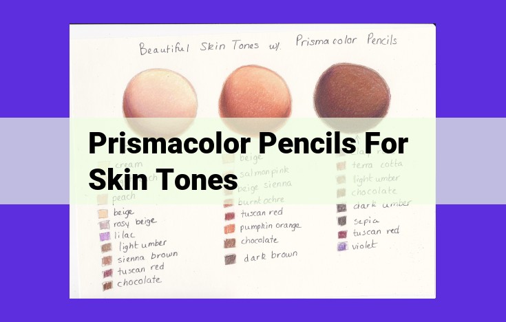 Unlock Realistic Skin Tones with Prismacolor Pencils: A Comprehensive Guide