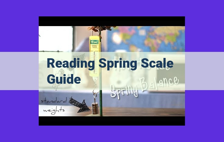 The Art of Reading a Spring Scale: A Comprehensive Guide for Precision and Accuracy