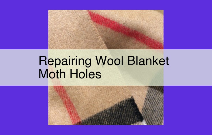 Ultimate Guide to Mending Wool Blanket Moth Holes: Techniques for Preservation and Sustainability