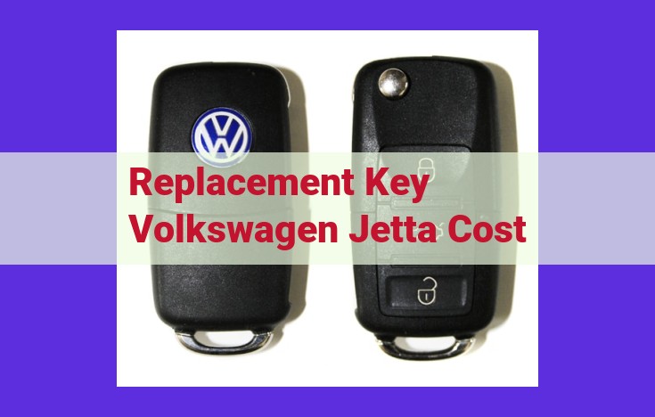 Comprehensive Guide to Volkswagen Jetta Key Replacement Costs and Considerations