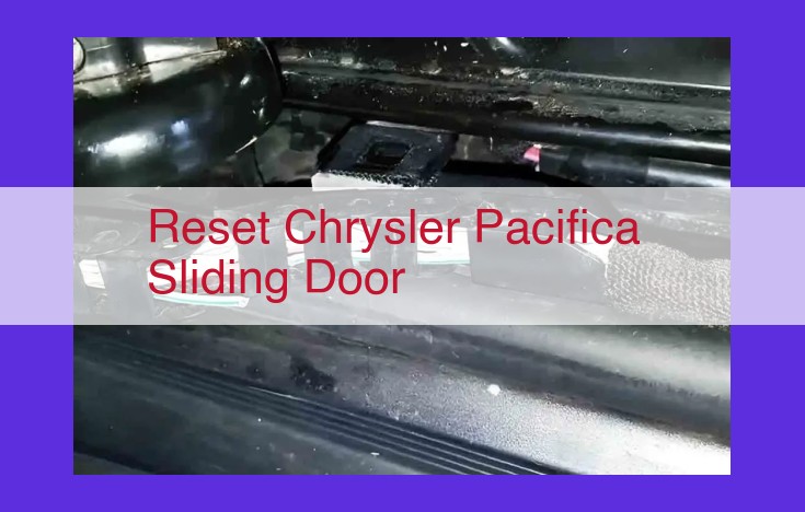 [How to Reset Chrysler Pacifica Sliding Doors - Mechanical & Electrical Troubleshooting Guide]