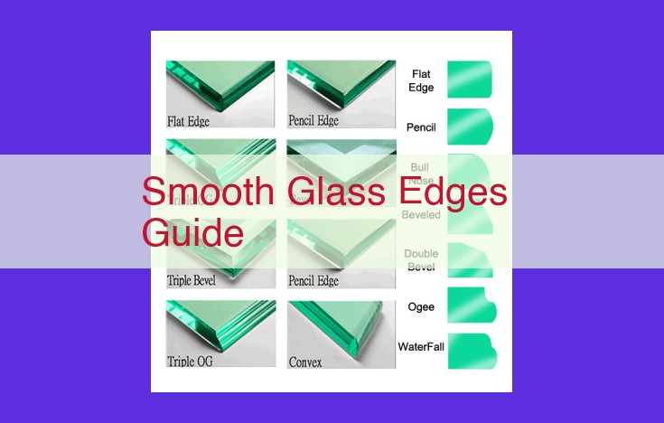 Smooth Glass Edges: Enhancing Aesthetics, Usability, and Safety in Glass Applications