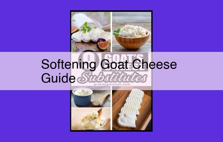 Softening Goat Cheese: Techniques and Culinary Enhancements