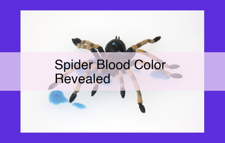 Unveiling the Secrets of Spider Blood Colors: Hemocyanin vs. Hemoglobin