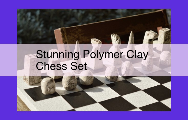 Breathtaking Polymer Clay Chess Set: An Artistic Masterpiece of Strategy and Beauty