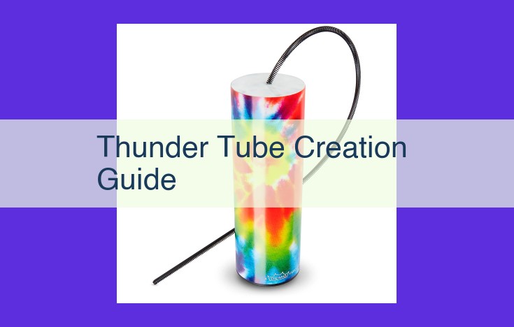 DIY Thunder Tube: A Comprehensive Guide to Crafting Your Own Resonant Masterpiece