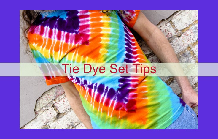 Sure, here is an optimized title for SEO: Ultimate Guide to Tie Dye Setting: Tips for Vibrant and Long-Lasting Results