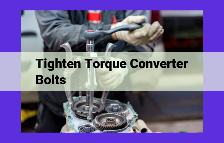 Torque Converter Bolt Tightening: A Comprehensive Guide for Optimal Engine and Transmission Performance