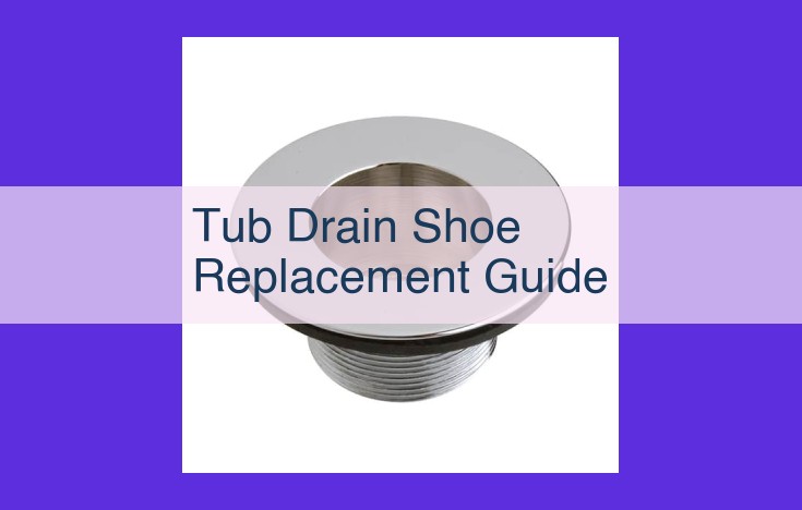 Essential Tub Drain Shoe Maintenance: Prevent Clogs and Leaks