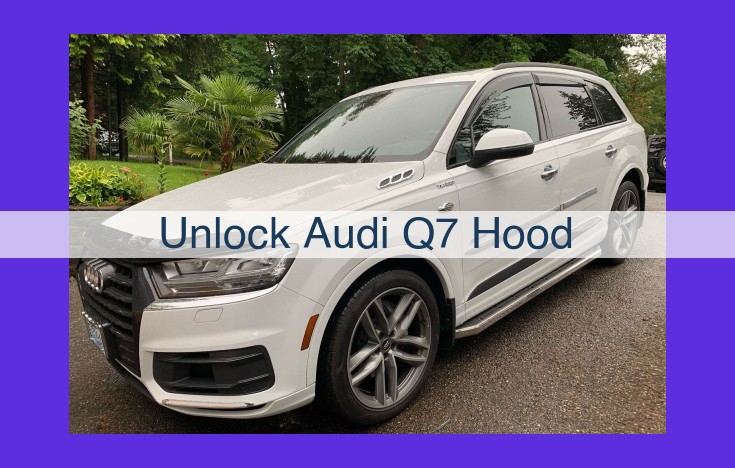 Audi Q7 Hood Release: Comprehensive Guide with Troubleshooting Tips, Maintenance Advice, and Replacement Considerations