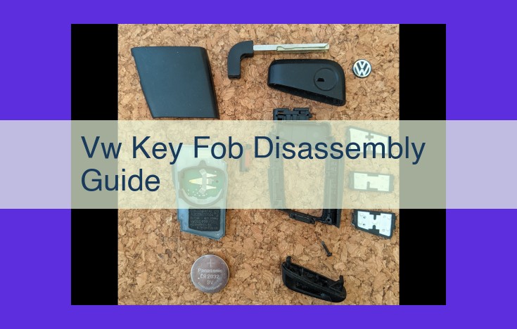 A Comprehensive Guide to VW Key Fob Disassembly: Essential for Battery Replacement and Programming