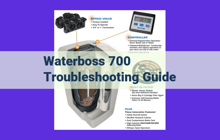 WaterBoss 700 Troubleshooting: Comprehensive Guide to Water Treatment Issues