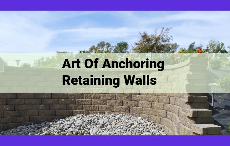 SEO-Optimized Title: The Essential Guide to Anchoring Retaining Walls: Ensuring Stability and Preventing Failure