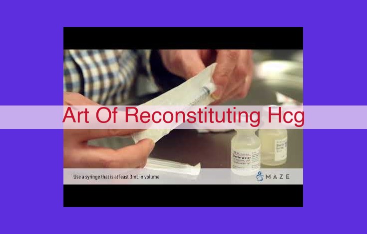 Expert Guide to Reconstituting hCG: Ensuring Accuracy and Potency